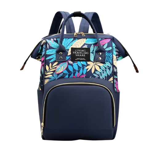 Mochila Maternidade Menina - Selva Azul